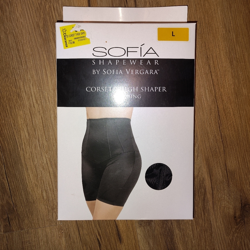 Corset Thigh Shaper in Black
